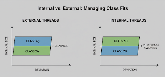thread class fit chart