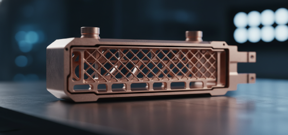 copper 3d printed heat sink