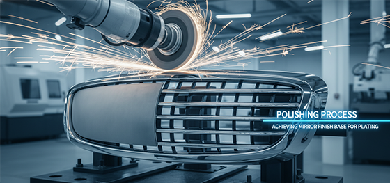 Mechanical metal polishing process