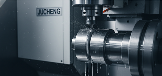 4th-axis CNC machining a driveshaft