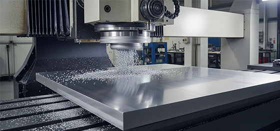 CNC face milling MIC 6 aluminum plate CNC face milling MIC 6 aluminum plate