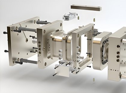 Precision molds are crafted using CNC machining and advanced manufacturing techniques.