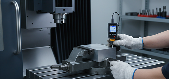 CNC machine setup