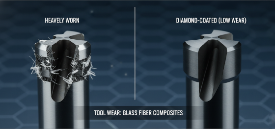 CNC Machining glass fiber composite