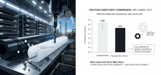 black vs white nylon