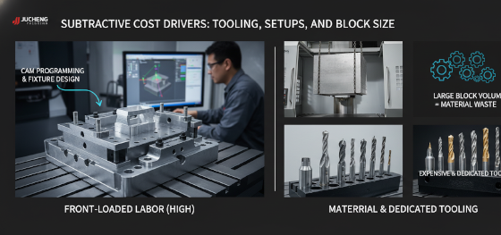cnc machining setup costs