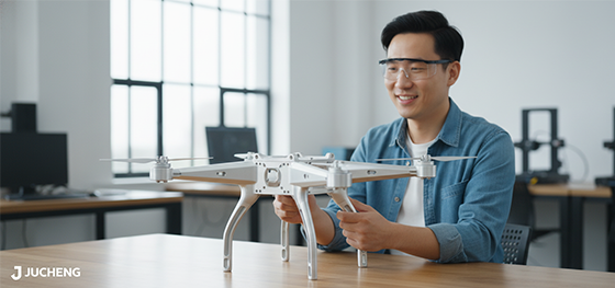 aluminum drone frame prototype