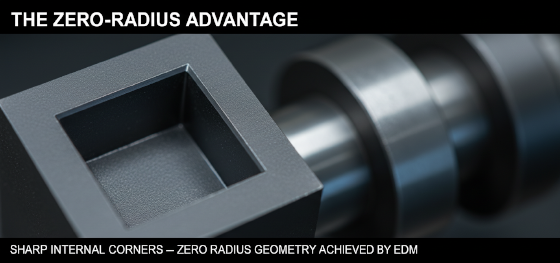 sharp internal corners