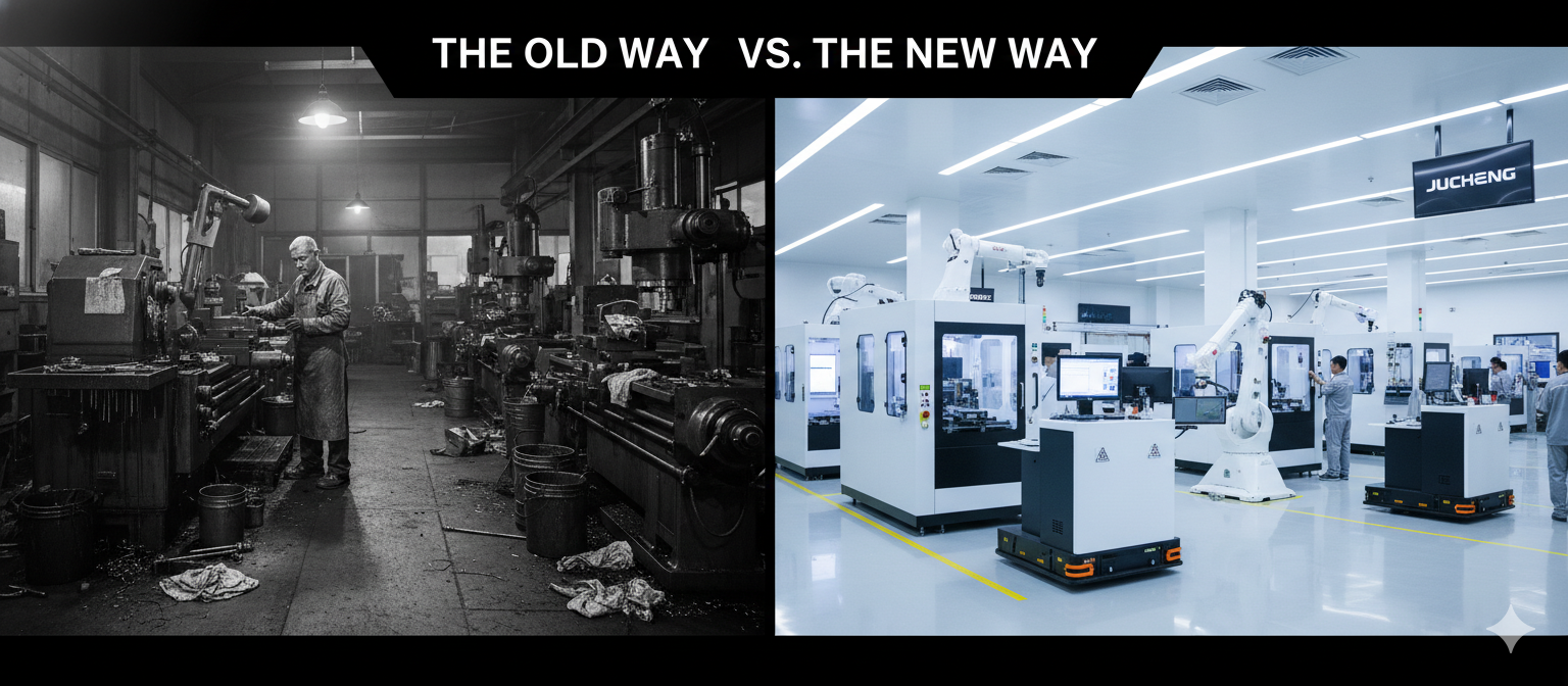 traditional vs modern manufacturing