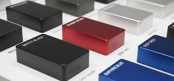 anodized aluminum color samples