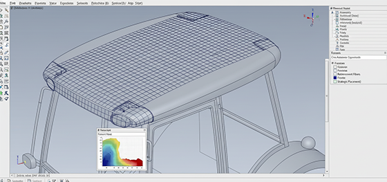 strategic placement of reinforcement in CAD