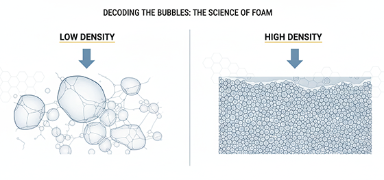 EVA foam density infographic
