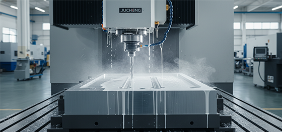 3-axis CNC milling a flat aluminum plate