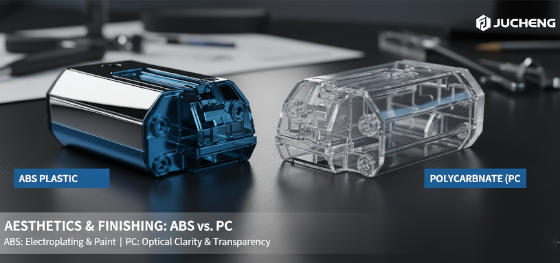 abs plating vs pc transparency