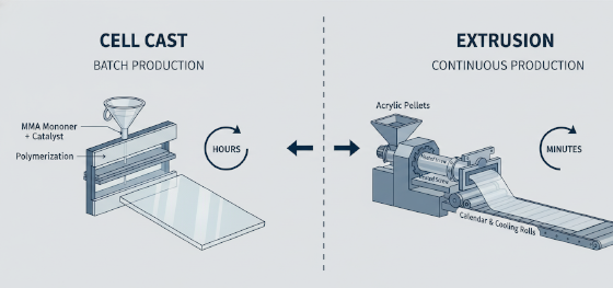 acrylic manufacturing process
