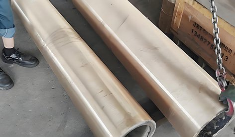 large copper pipe