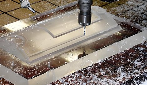 Acrylic cnc processing