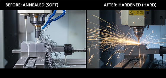 machining annealed vs hardened 420 steel machining annealed vs hardened 420 steel
