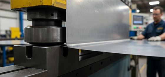 tight radius bend on 5052 aluminum tight radius bend on 5052 aluminum
