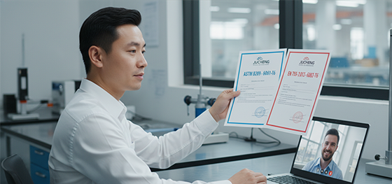 ASTM and EN certificates