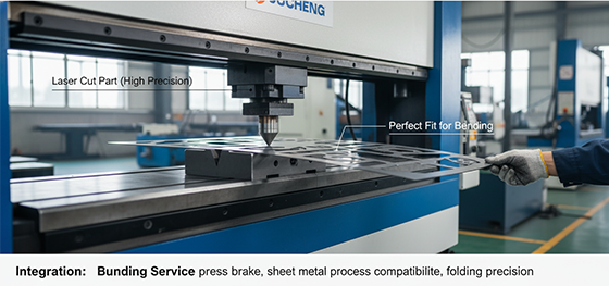 Laser cut part in Bending Service press brake Laser cut part in Bending Service press brake