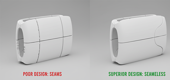 seamless vs seamed design