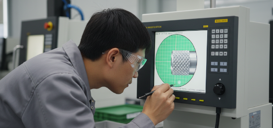 knurling quality inspection