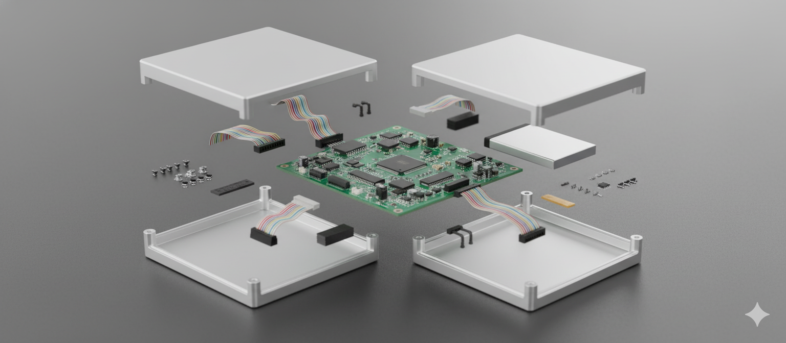 internal PCB components