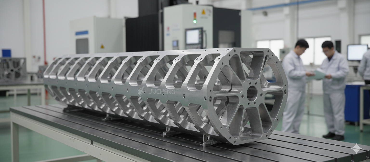CNC machined aerospace component