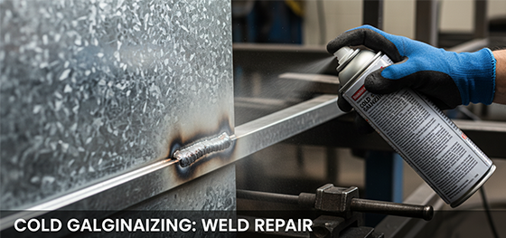 Galvanized Steel weld zone repair Galvanized Steel weld zone repair