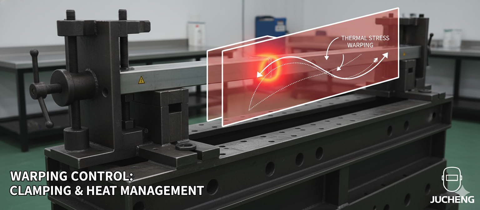 Welding warping control