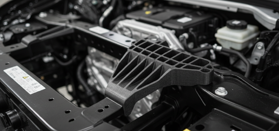 structural plastic component
