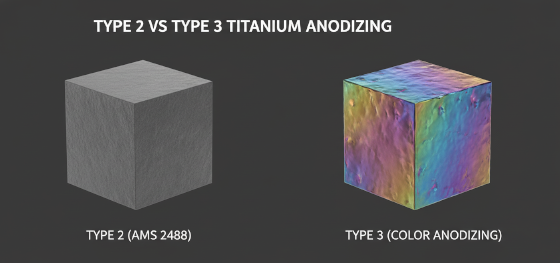 type 2 vs type 3 titanium anodizing