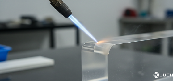 flame polishing acrylic edges