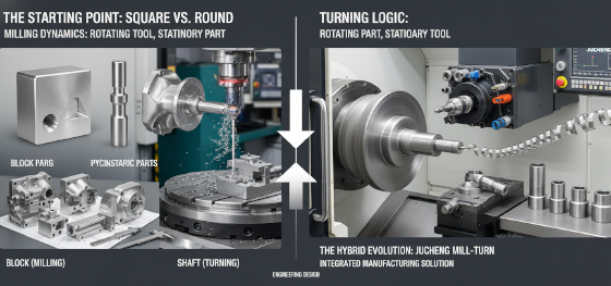 machined block vs shaft
