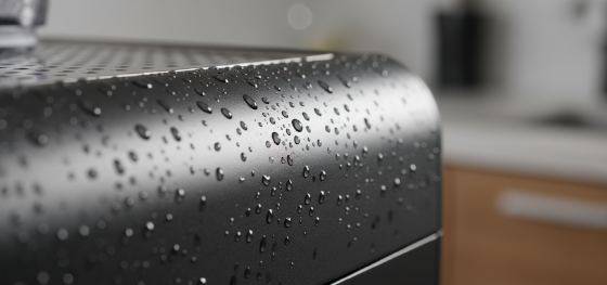 premium tactile feel and surface texture on a high end consumer product