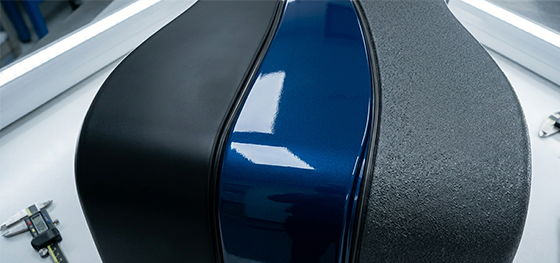 custom surface textures and matte finishes for industrial robotics