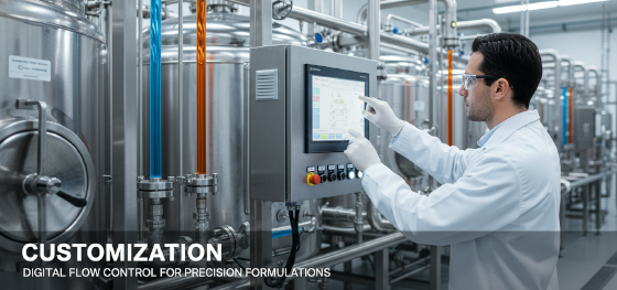 digital control of chemical ratios for custom polyurethane formulations