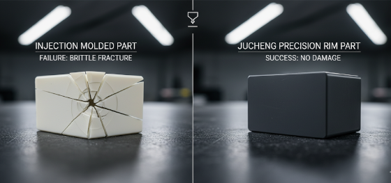 impact resistance comparison for large scale plastic parts
