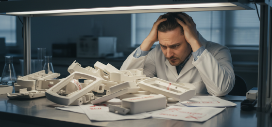 biocompatibility failures on non certified plastic medical enclosures