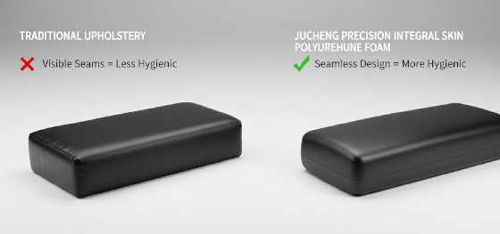 comparison between traditional upholstery and integral skin polyurethane foam