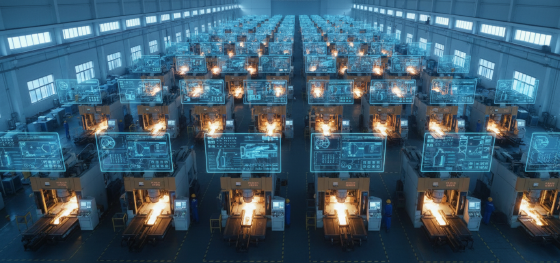 Shenzhen contract manufacturing facility operating advanced metal presses