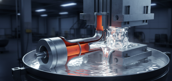 internal mechanics of a submerged liquid metal injection pump