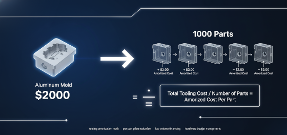 tooling amortization math