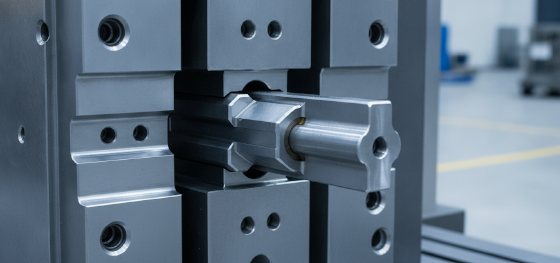 complex steel mold tooling ready for high pressure metal injection