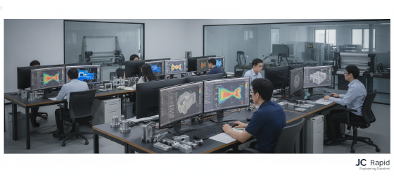 turnkey contract manufacturer executing advanced mold flow simulations