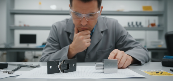 analyzing shear fractures and tensile strength failures in commercial hardware