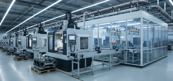 Seamless integration of heavy CNC milling centers and automated surface finishing factory lines