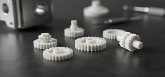 pom robotic gears
