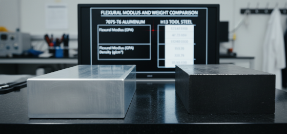 7075 aluminum vs tool steel